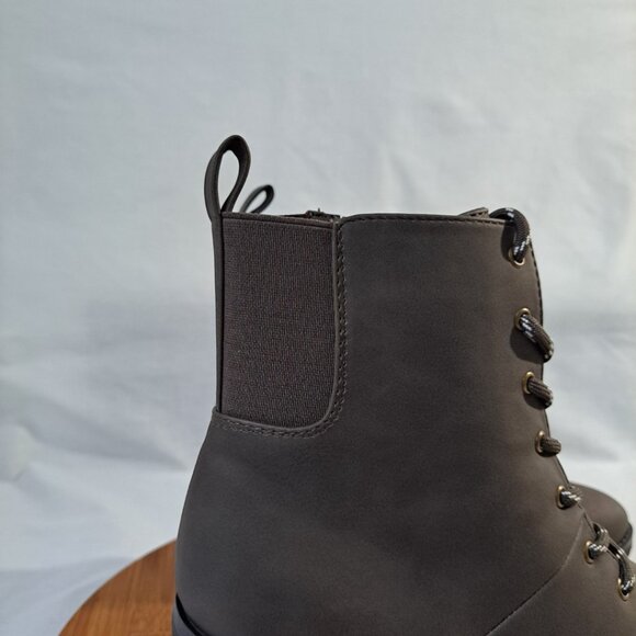 Avenue Size 8 Wide Evans Sloane Lace Up Ankle Boot Brown  Fit NWT - Picture 4 of 10
